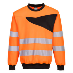 PW277 - PW2 Warnschutz Rundhalsausschnitt Sweatshirt
