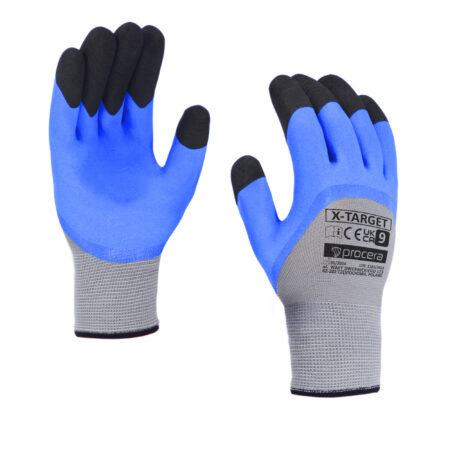 X-TARGET Latexbeschichtete Schutzhandschuhe