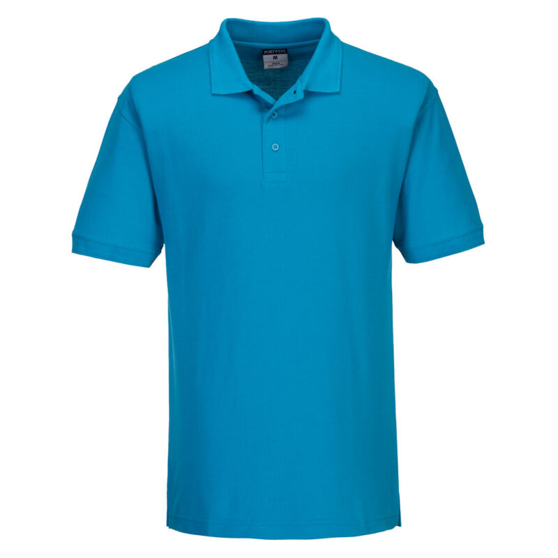 B210 - Herren naples polo-shirt Aqua - Image 2