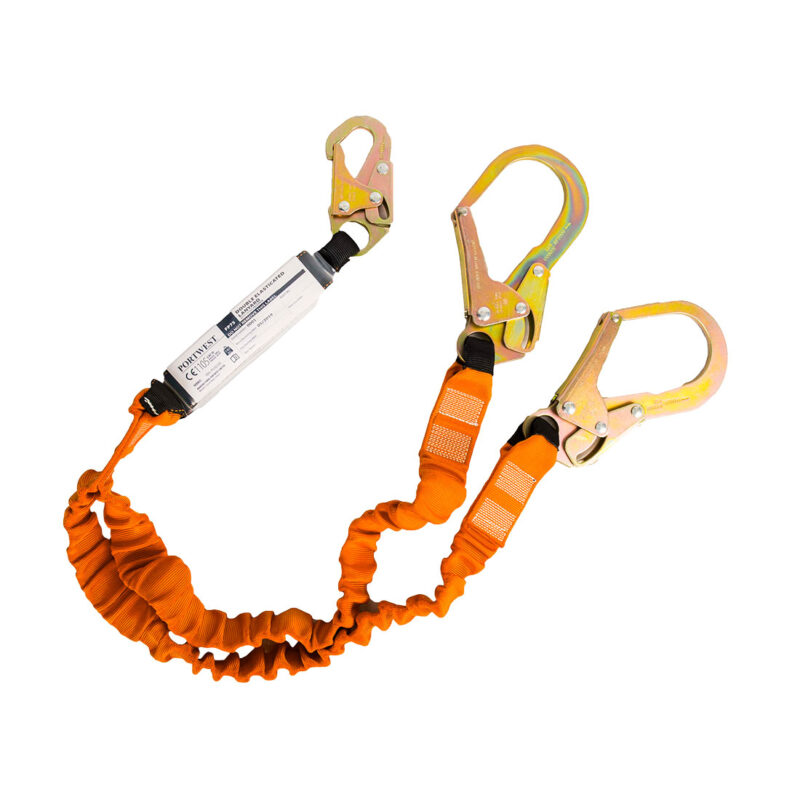 FP75 - elastisches Y-Verbindungsmittel mit Bandfalldämpfer bis 140kg