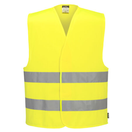 C474- Hi-Vis Weste mit zwei Reflexstreifen