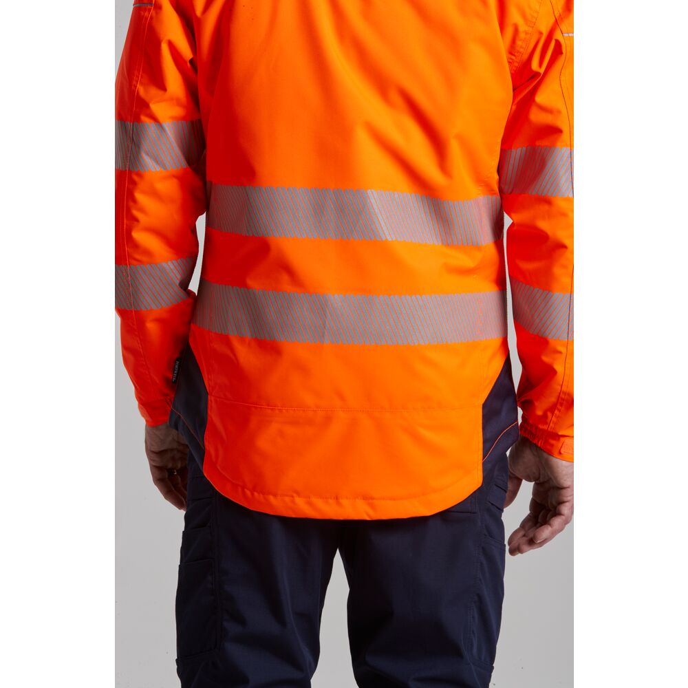 T500 - PW3 Hi-Vis Arbeitsjacke Orange/Schwarz - Image 4