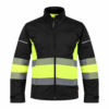 BAX-J BY Warnschut Solftshell Jacke Gelb/Schwarz